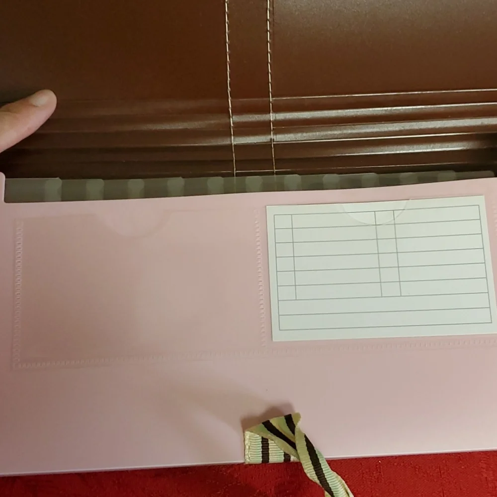 Leather Project Binder and Expanding file.